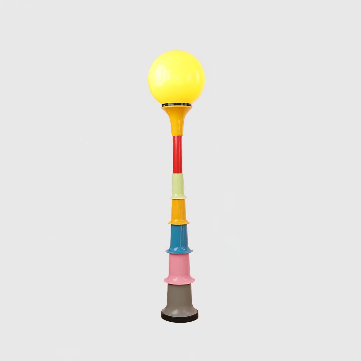 Lámpara de Pie Grande Moderna Multicolor con Diseño Divertido – Ideal para Salón, 142 cm de Altura, Compatible con E26/E27 13