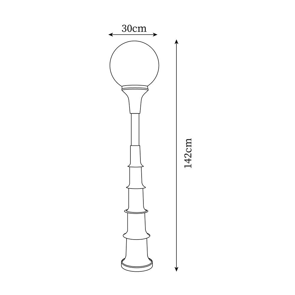 Lámpara de Pie Grande Moderna Multicolor con Diseño Divertido – Ideal para Salón, 142 cm de Altura, Compatible con E26/E27 5