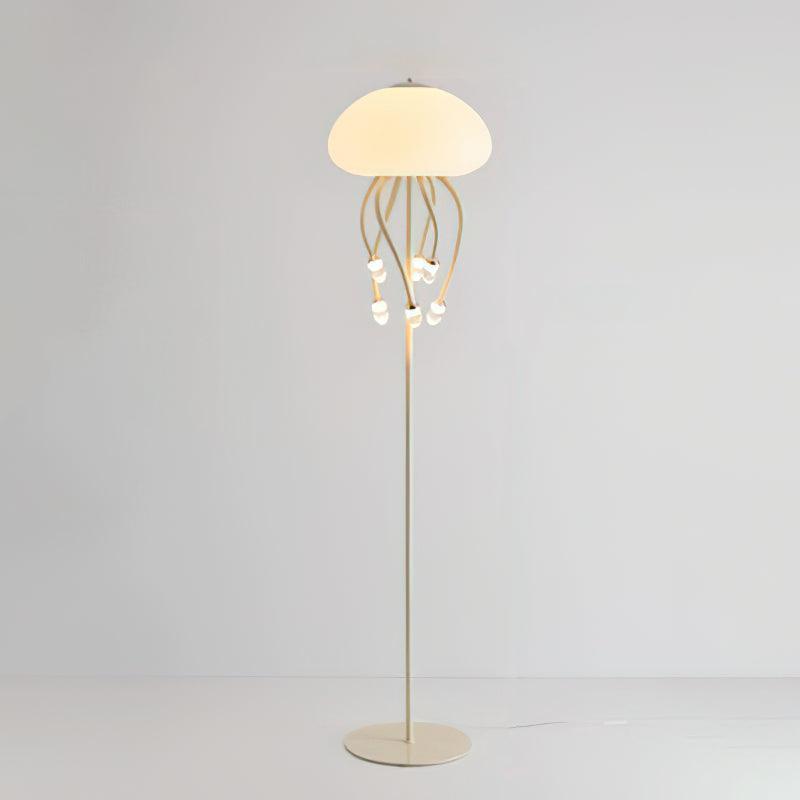 Lámpara de Pie LED Medusa con Diseño Translucido, Ideal para Salones y Espacios Amplios, Luz Cálida y Neutra 0