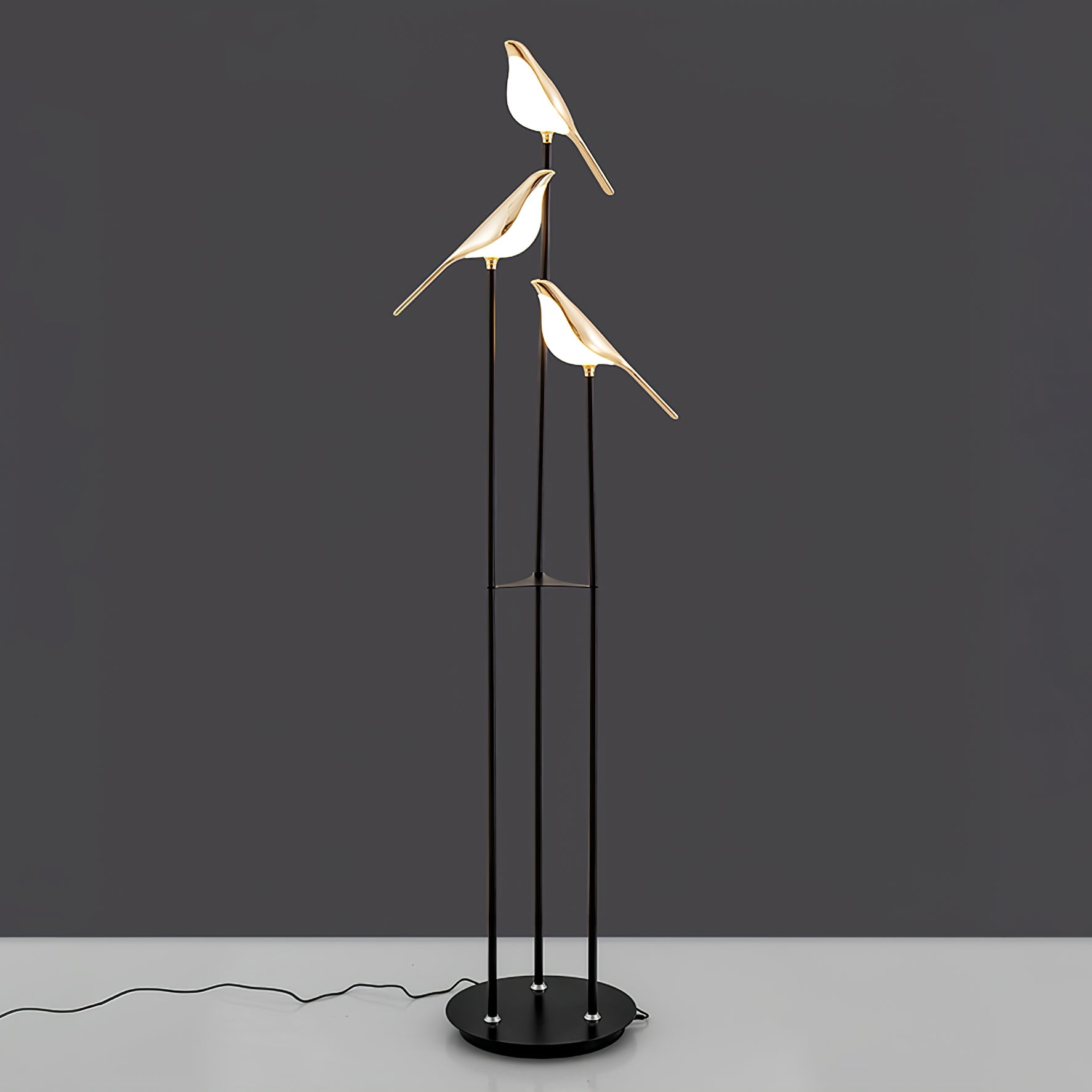 Lámpara de Pie Magpie Perch con Diseño Elegante y Moderno – Luz LED Integrada 0