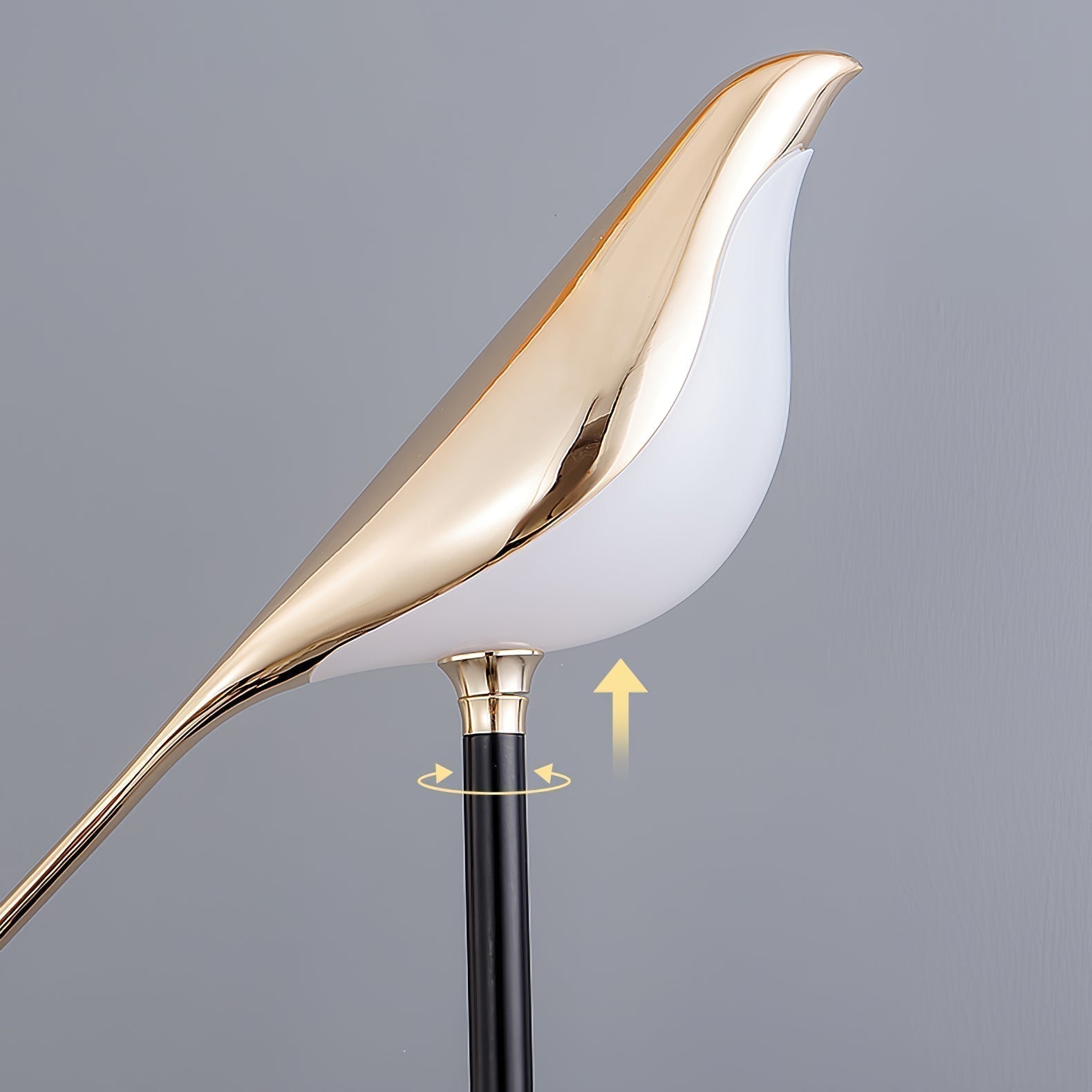 Lámpara de Pie Magpie Perch con Diseño Elegante y Moderno – Luz LED Integrada 4