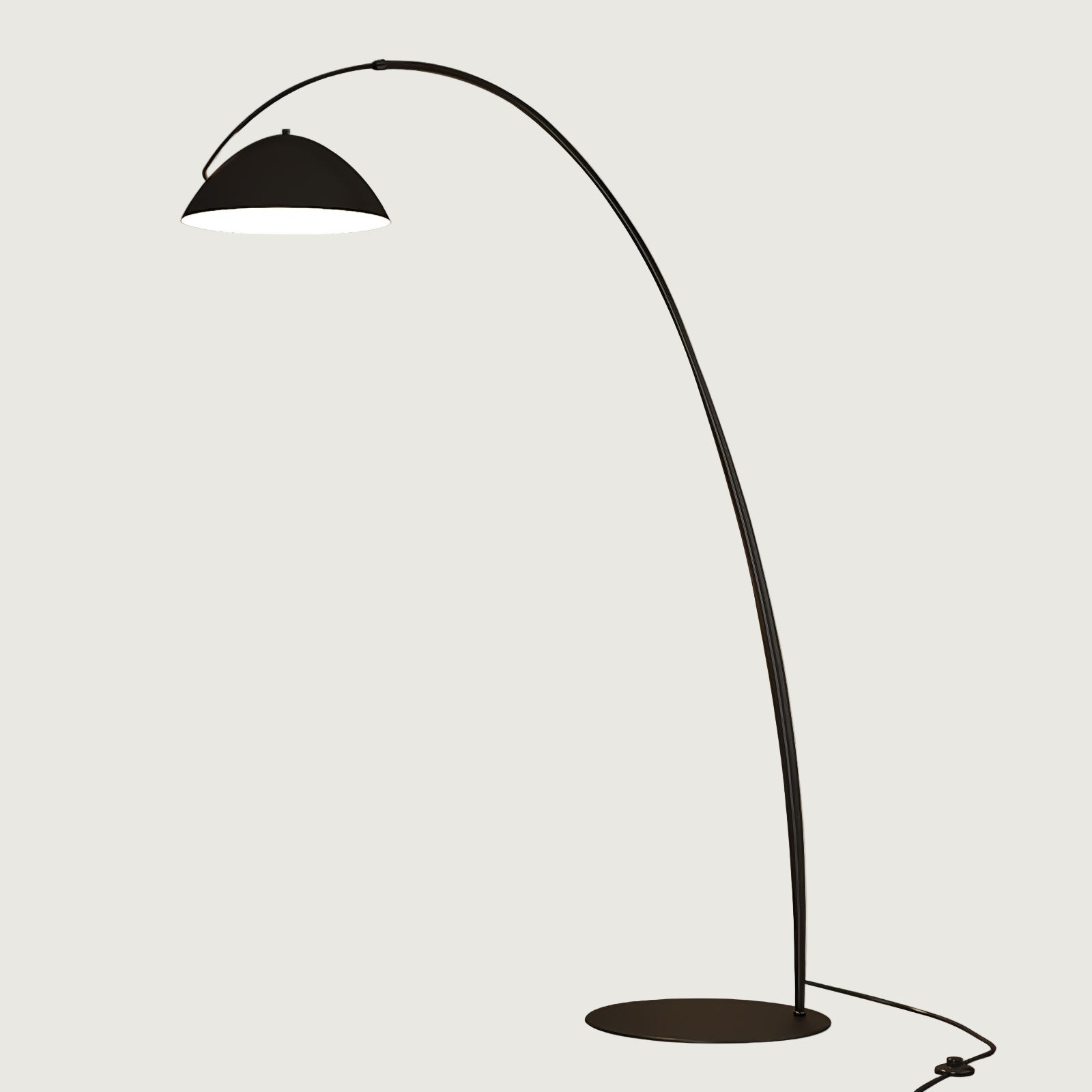 Lámpara de Pie Moderna Escandinava con Brazo Extensible para Salón y Dormitorios - Metal Negro, Ideal para Iluminación Interior 9