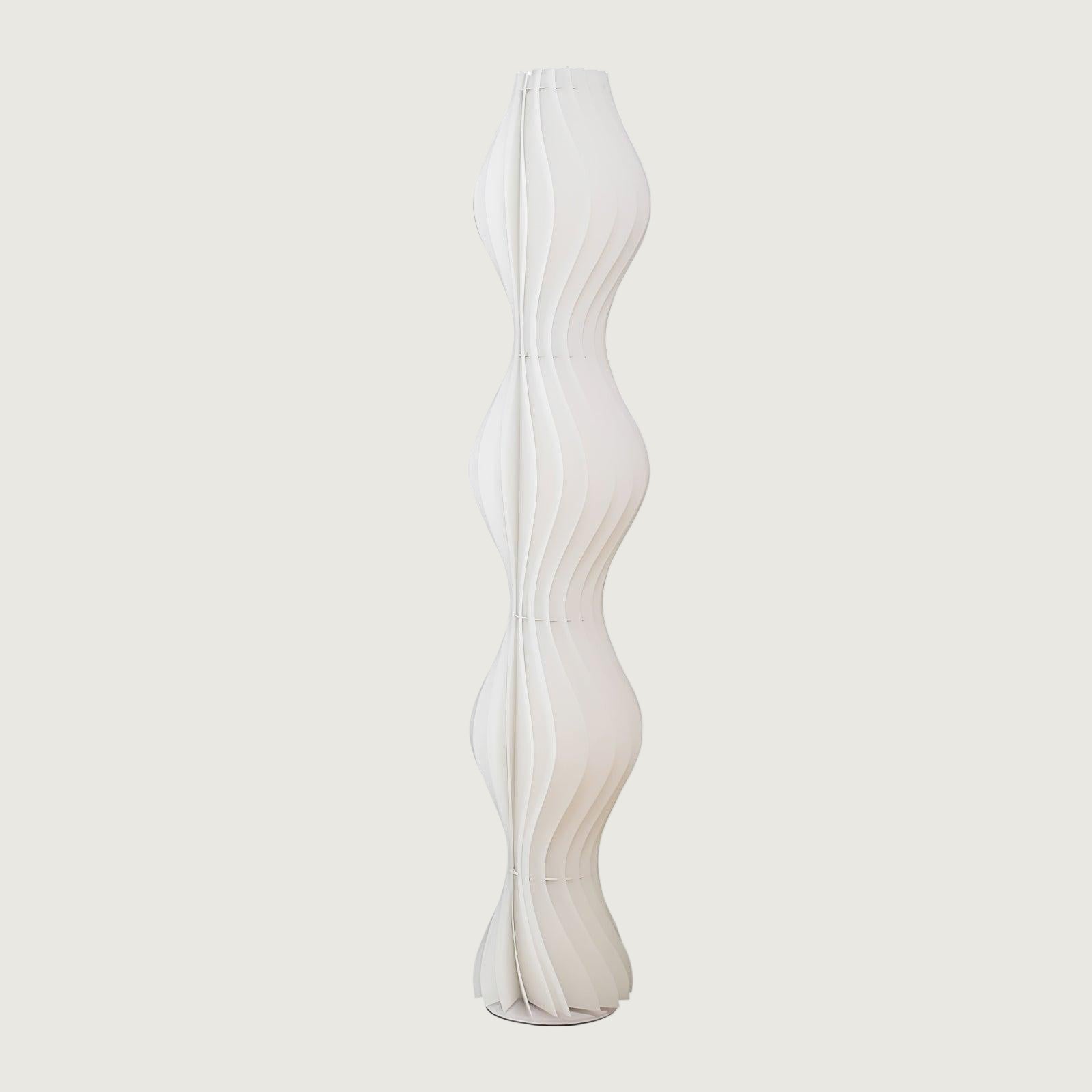 Lámpara de Pie Moderna Vapor con Luz LED Integrada, Acabado Blanco - Ideal para Salón y Espacios Amplios 0