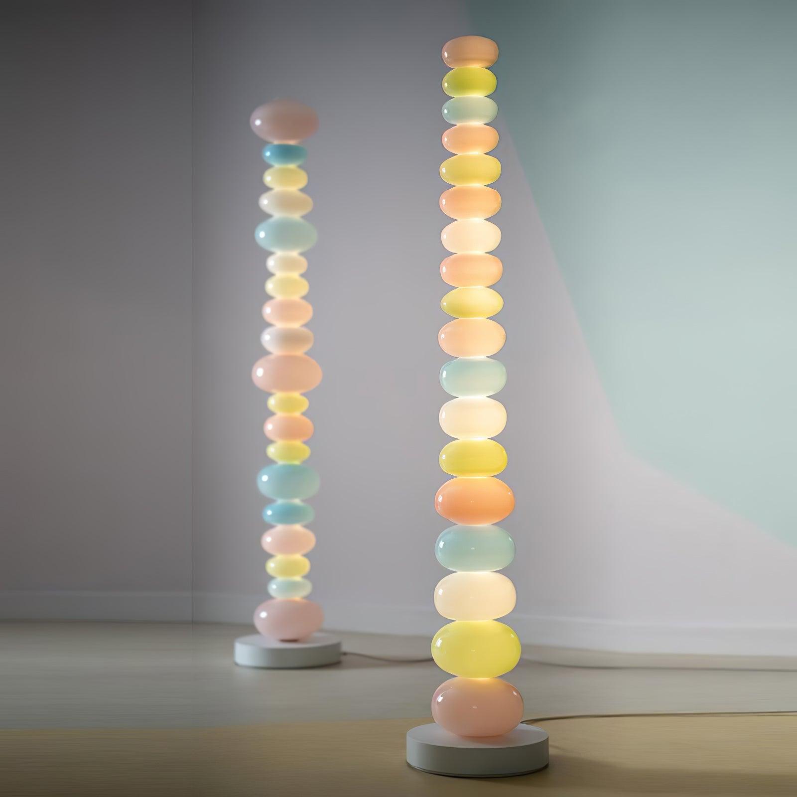 Lámpara de Pie Moderna con Base de Mármol y Pantalla de Vidrio - Diseño Elegante para Salón, 155 cm de Altura 4