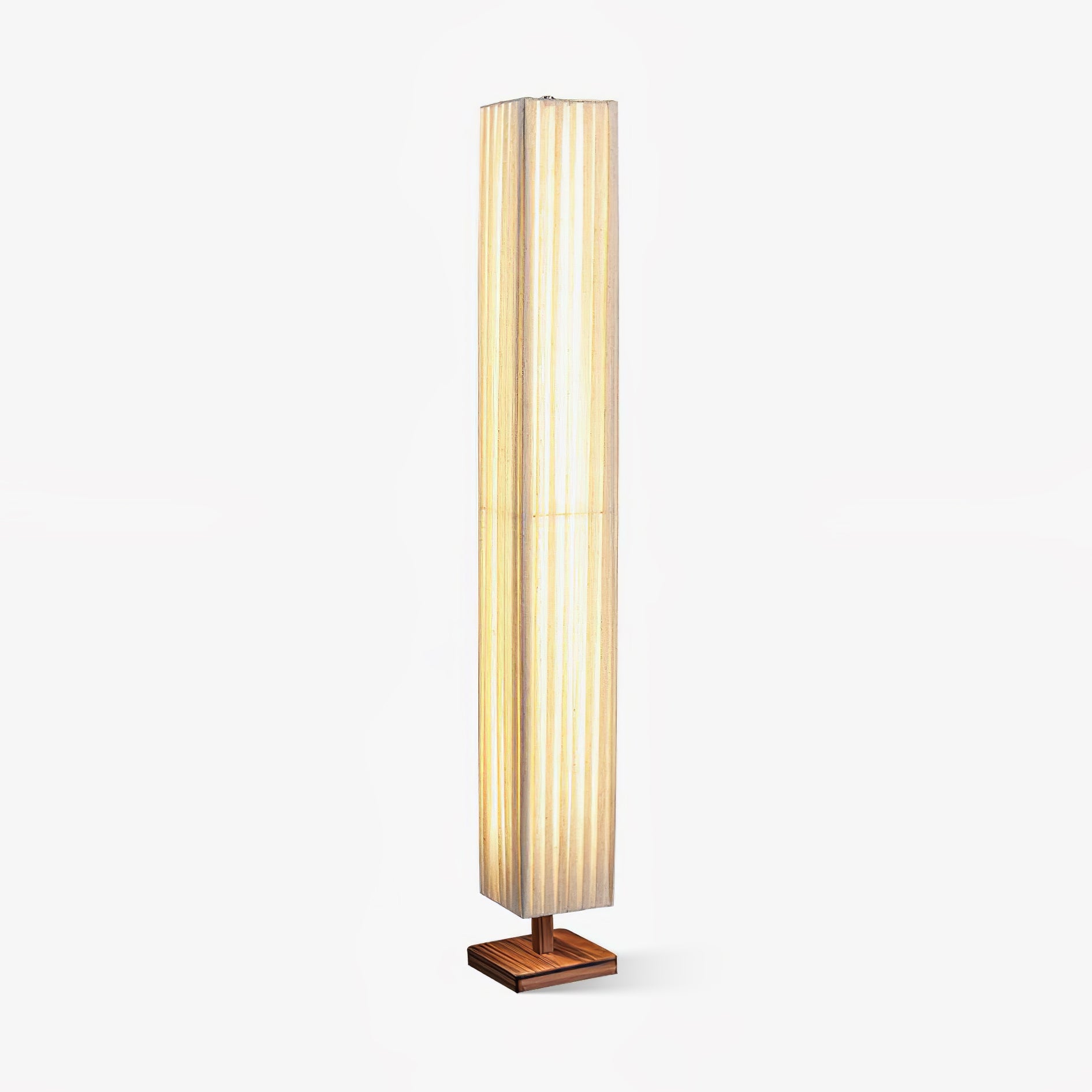 Lámpara de Pie Moderna de Madera con Pantalla Grande y Luz LED Integrada para Sala y Oficina, 120/160 cm 1