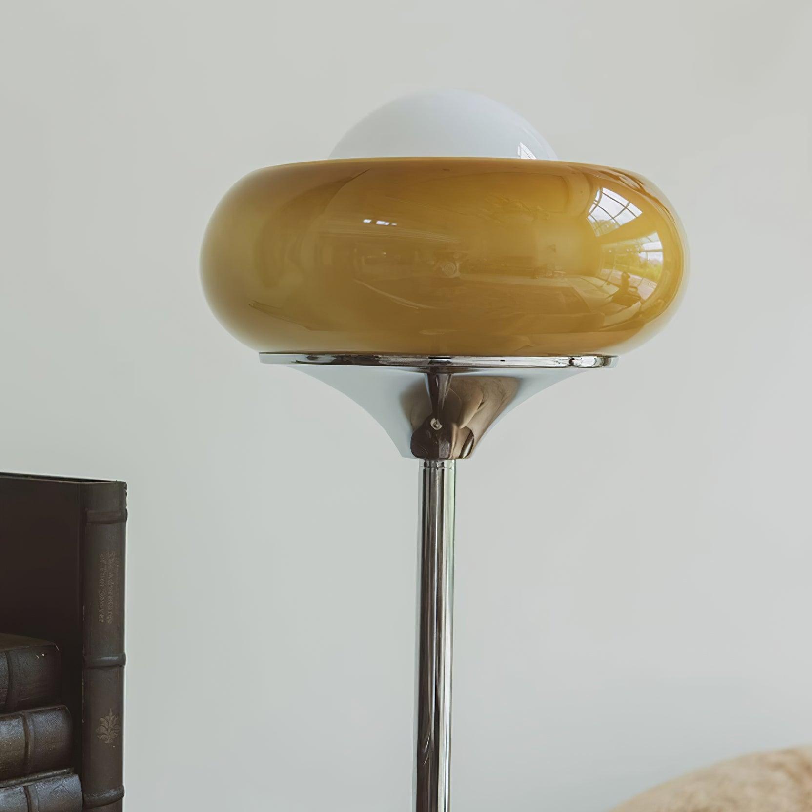 Lámpara de Pie Moderna de Metal con Globo de Plexiglás - Diseño Elegante para Salón, 160 cm de Altura, Luz Cálida 2