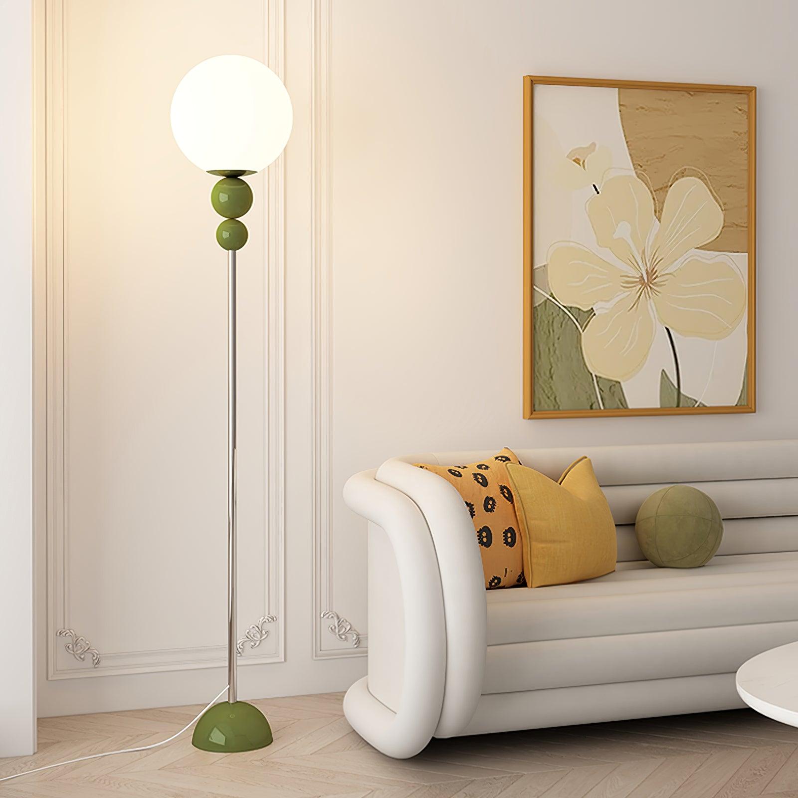 Lámpara de Pie Moderna de Metal y Acrílico con Luz LED – Lámpara de Pie Negra para Salón y Hogar 0