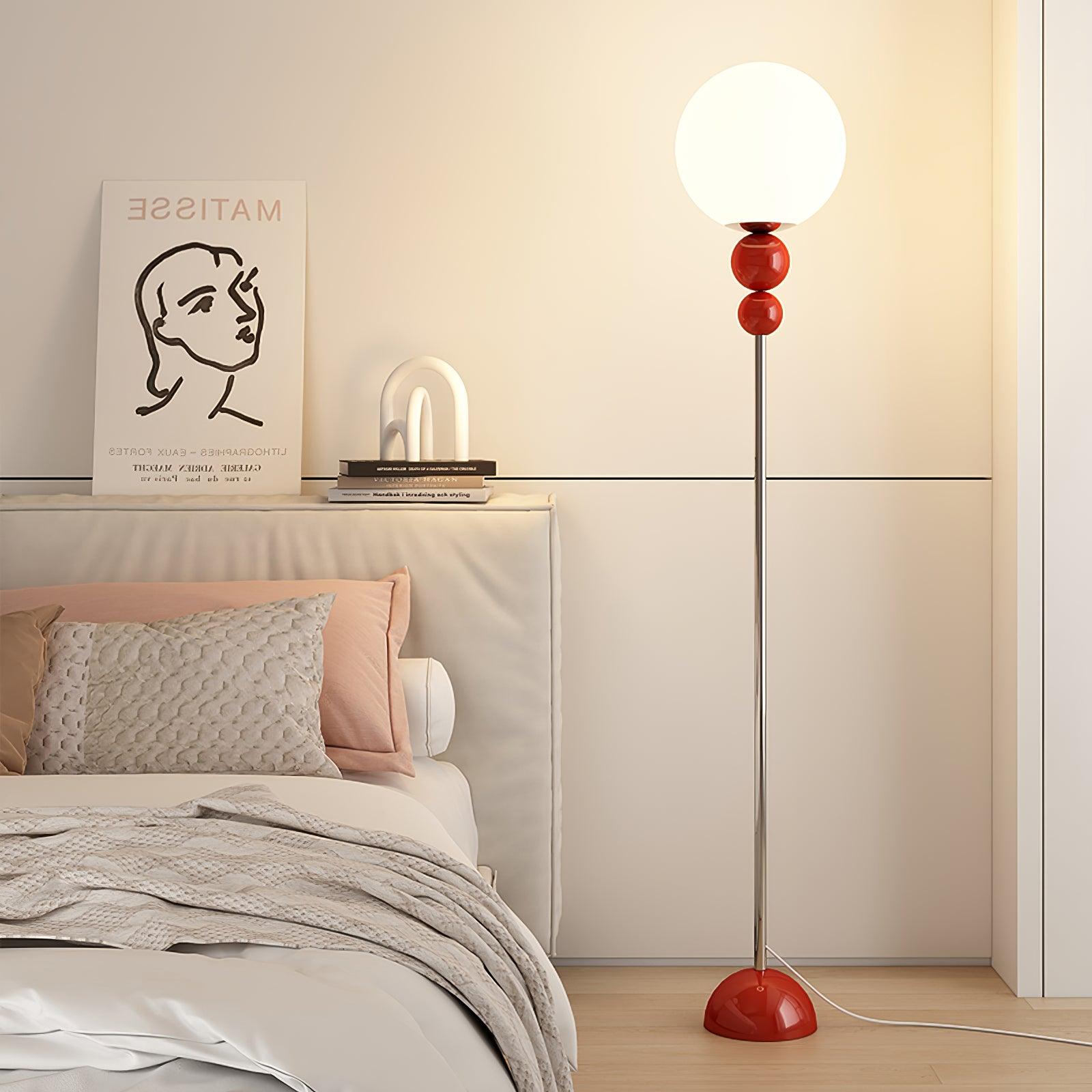 Lámpara de Pie Moderna de Metal y Acrílico con Luz LED – Lámpara de Pie Negra para Salón y Hogar 3