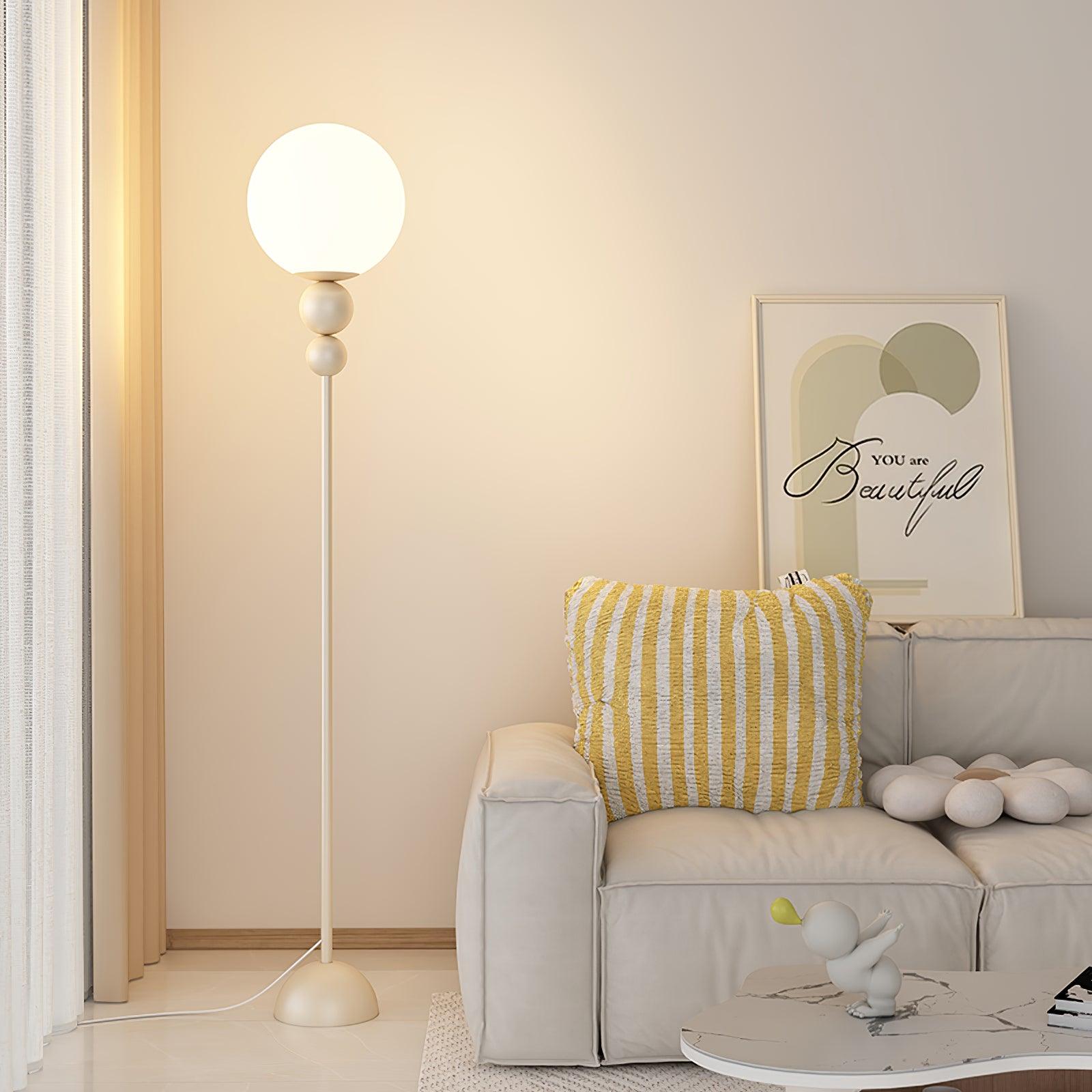 Lámpara de Pie Moderna de Metal y Acrílico con Luz LED – Lámpara de Pie Negra para Salón y Hogar 4