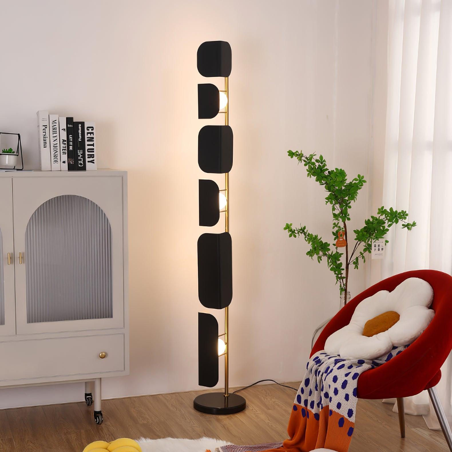 Lámpara de Pie Moderna de Metal y Mármol con Diseño Contemporáneo – 173 cm de Altura 2