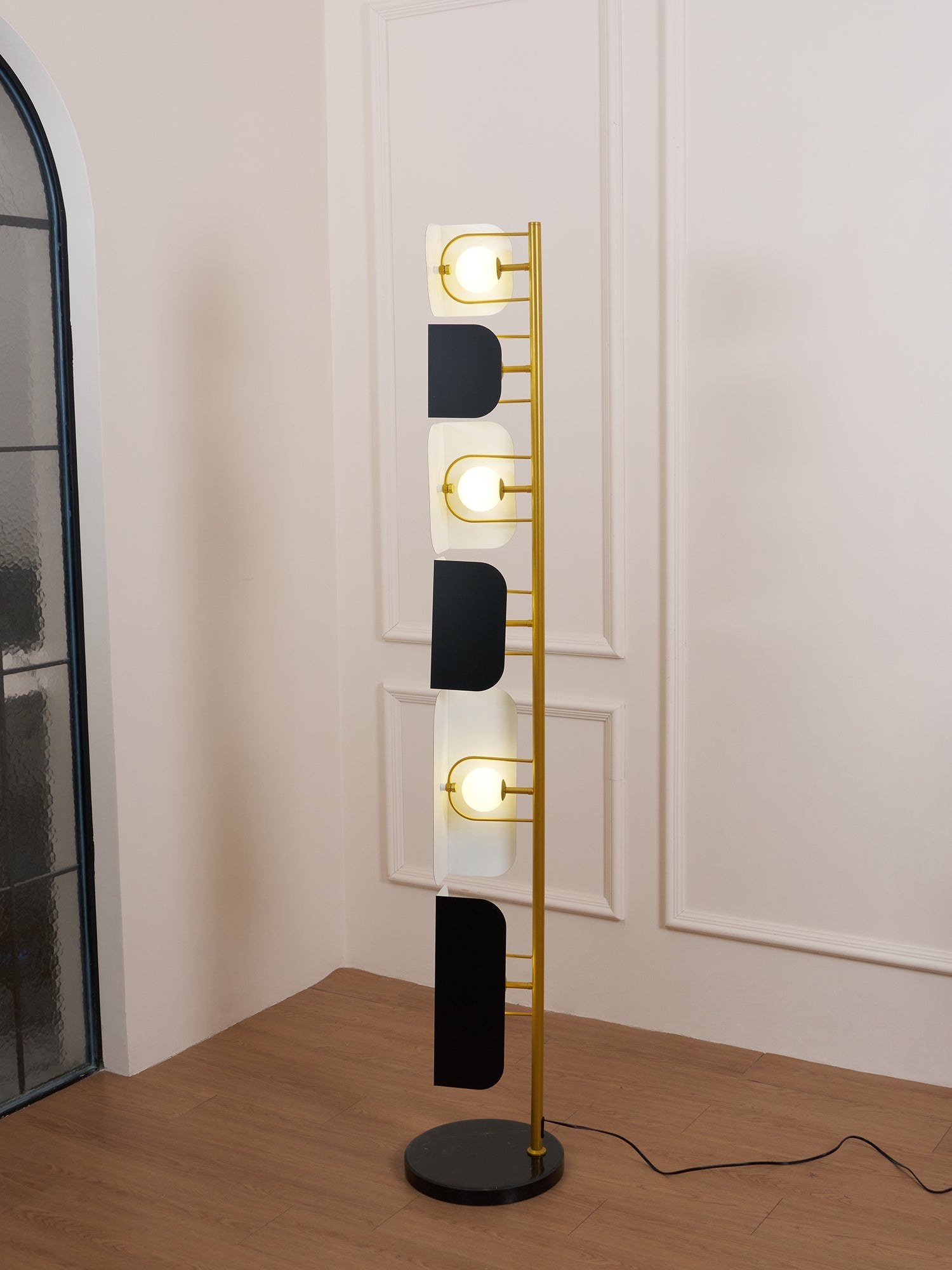 Lámpara de Pie Moderna de Metal y Mármol con Diseño Contemporáneo – 173 cm de Altura 7