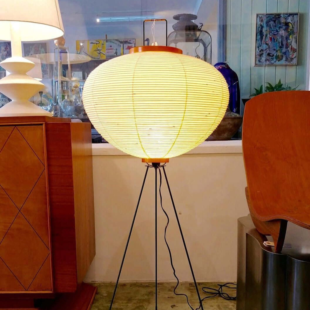 Lámpara de Pie Moderna de Papel de Arroz, Diseño Elegante y Minimalista para Salón, Altura de 120-190 cm 2