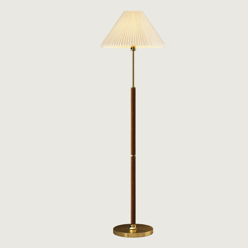 Lámpara de Pie Moderna de Papel de Arroz con Luz Suave para Salón y Dormitorio - 168 cm, Blanco y Marrón, Eficiencia Energética LED 6