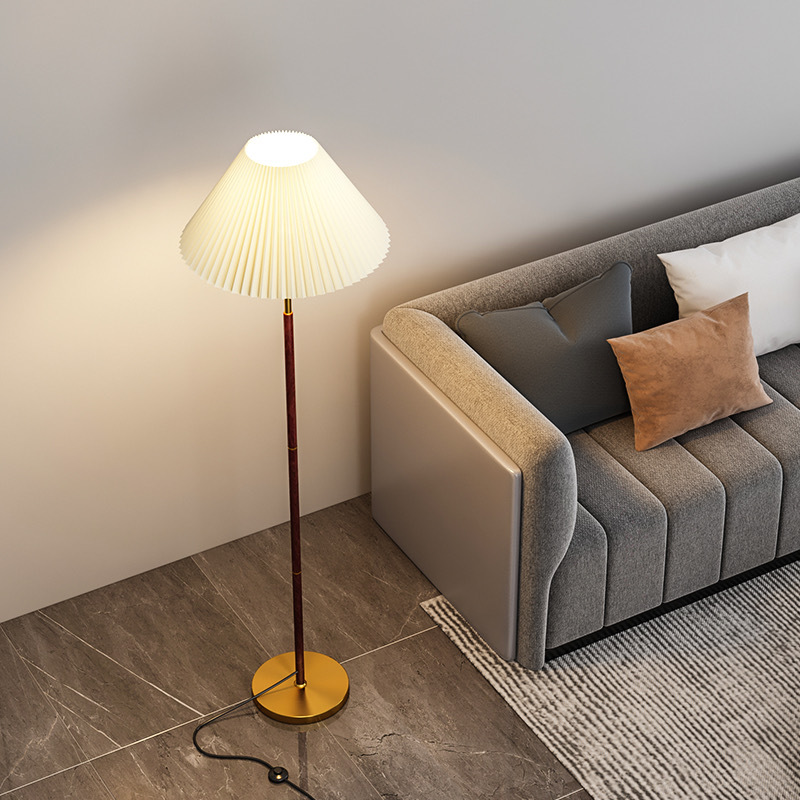 Lámpara de Pie Moderna de Papel de Arroz con Luz Suave para Salón y Dormitorio - 168 cm, Blanco y Marrón, Eficiencia Energética LED 7