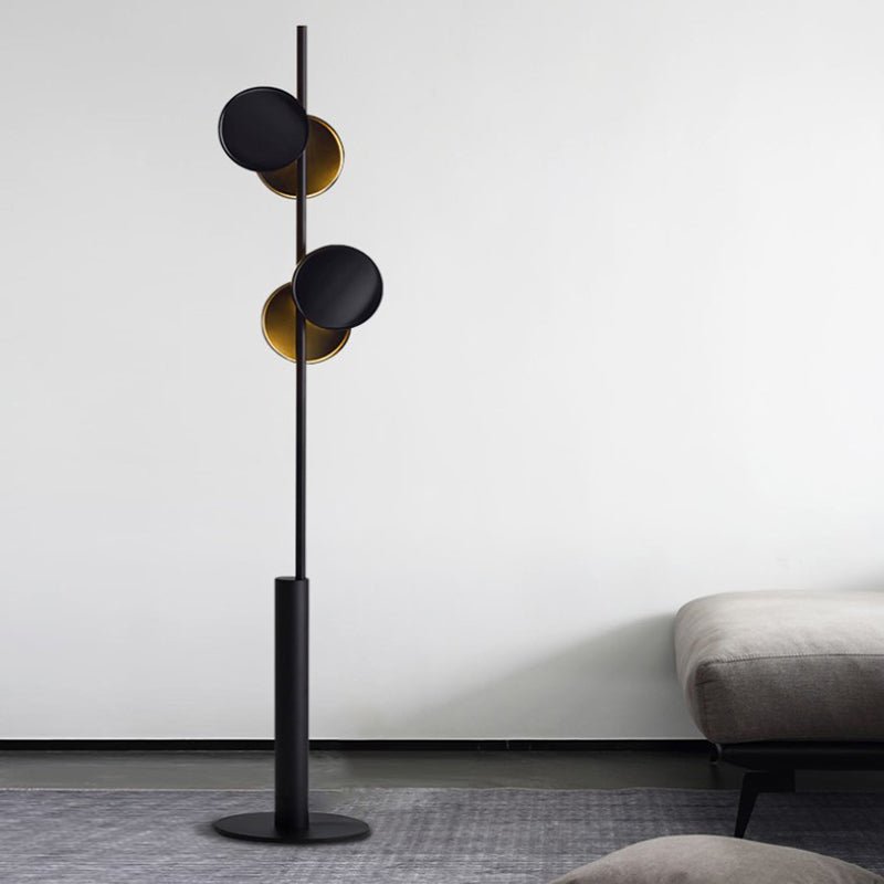 Lámpara de Pie Modular Negra con Dimming Inalámbrico y Diseño Personalizable para Salón 6