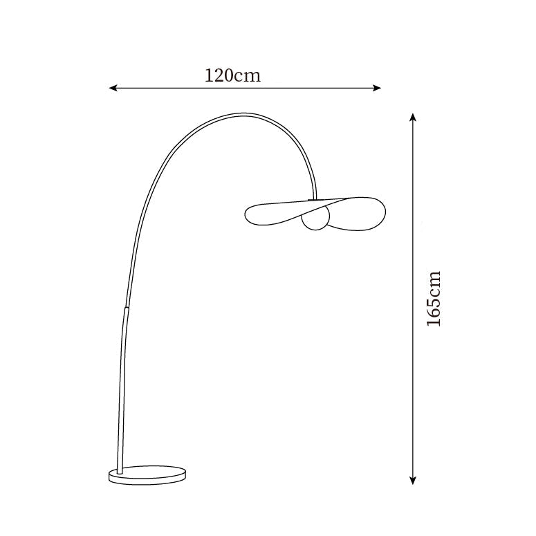 Lámpara de Pie Negra Moderna de Metal 165 cm para Salón y Espacios Contemporáneos - Diseño Minimalista y Funcional 4