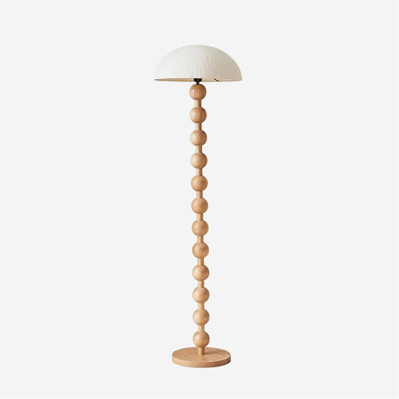 Lámpara de Pie con Diseño Escultural de Madera y Pantalla de Papel de Arroz – Ideal para Decoración Interior 9