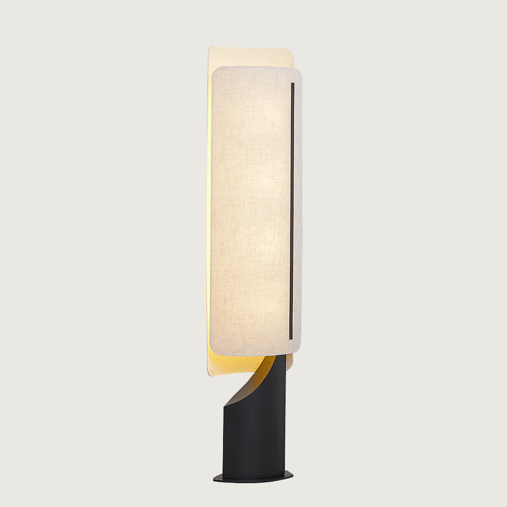 Lámpara de Suelo Moderna Ibiza con Base de Abaca y Pantalla de Lino – Altura 158 cm 1