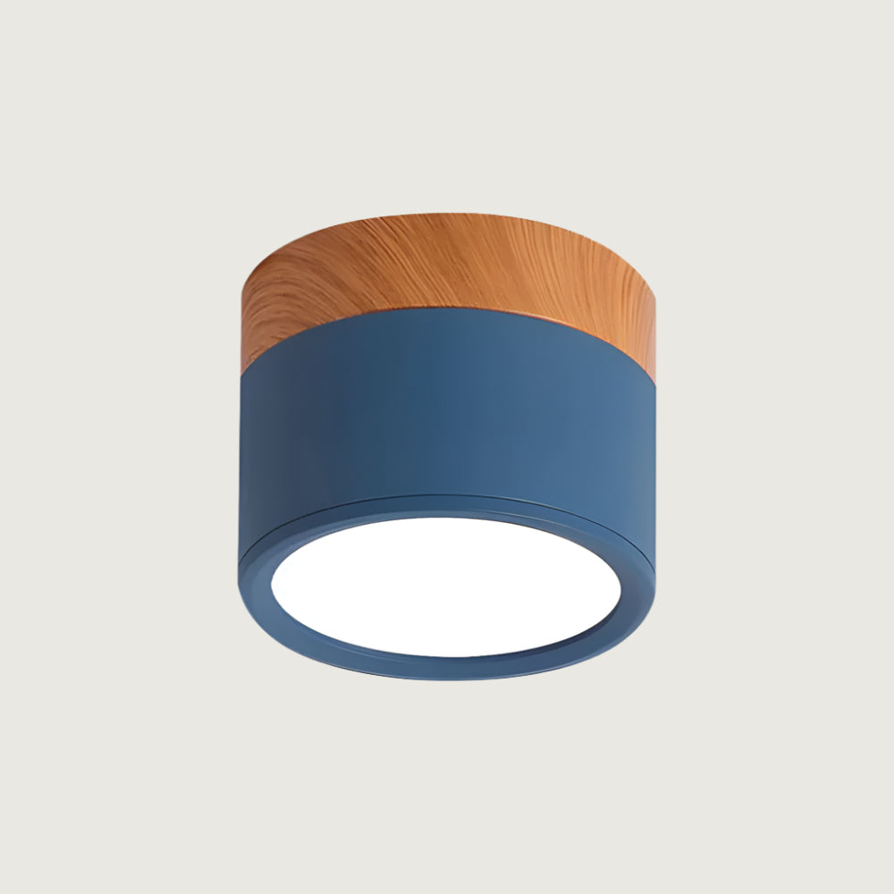 Lámpara de Techo Cilíndrica Pequeña LED Moderna y Elegante para Interiores - Iluminación Compacta y Eficiente 10