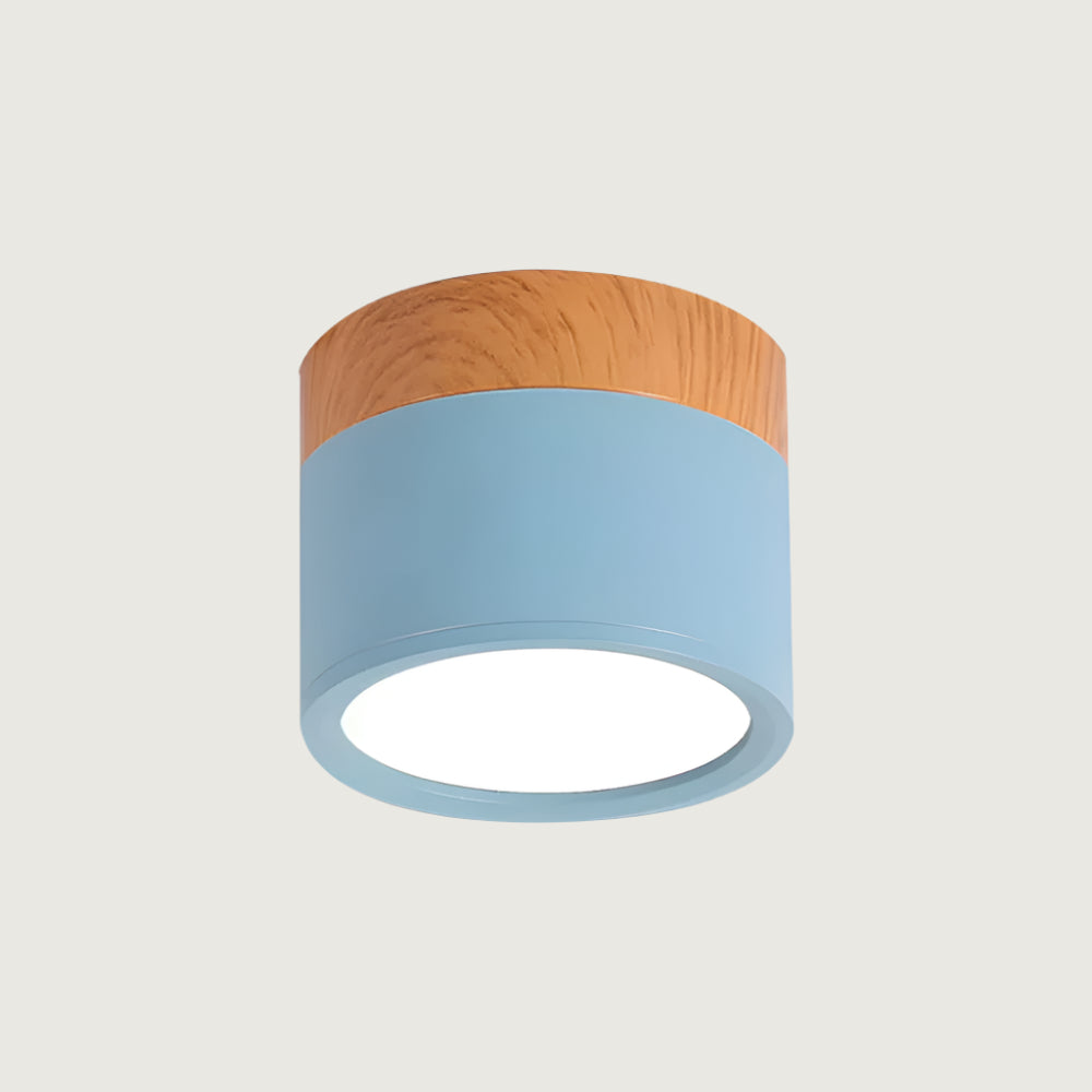 Lámpara de Techo Cilíndrica Pequeña LED Moderna y Elegante para Interiores - Iluminación Compacta y Eficiente 12