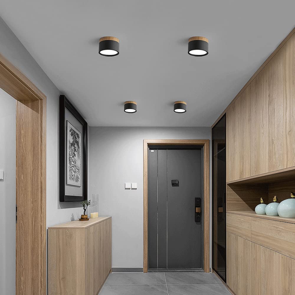 Lámpara de Techo Cilíndrica Pequeña LED Moderna y Elegante para Interiores - Iluminación Compacta y Eficiente 6