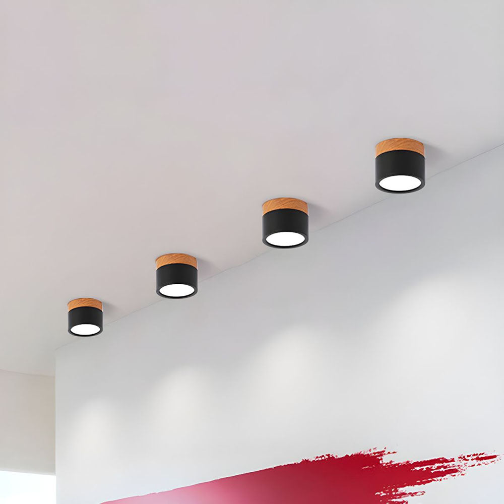 Lámpara de Techo Cilíndrica Pequeña LED Moderna y Elegante para Interiores - Iluminación Compacta y Eficiente 7