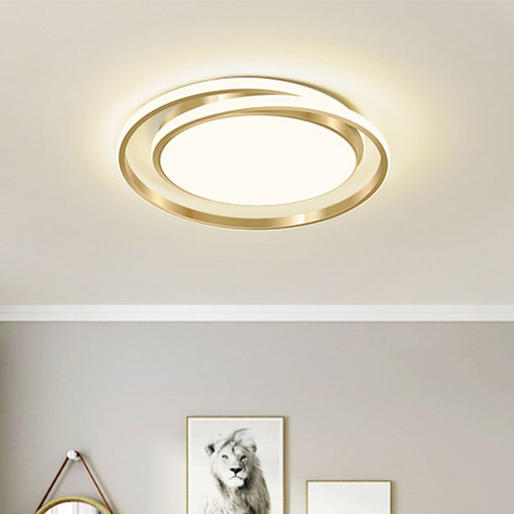 Lámpara de Techo Circular LED Minimalista de 48W para Ambientes Modernos 1