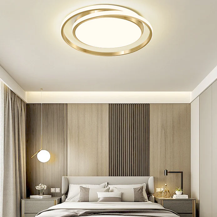 Lámpara de Techo Circular LED Minimalista de 48W para Ambientes Modernos 9