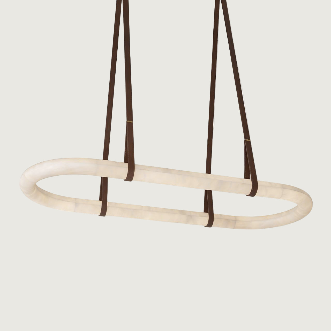 Lámpara de Techo Circular de Alabastro con Luz LED Integrada – Diseño Moderno para Interiores, 60-200 cm, Varias Temperaturas de Color 1