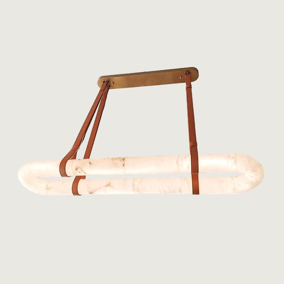 Lámpara de Techo Circular de Alabastro con Luz LED Integrada – Diseño Moderno para Interiores, 60-200 cm, Varias Temperaturas de Color 8