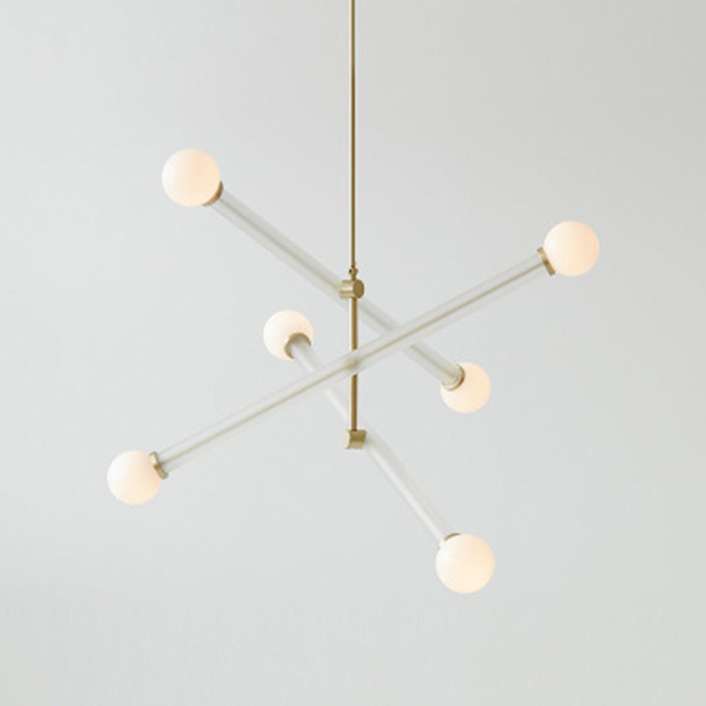 Lámpara de Techo Colorida de Tres Luces para Comedor – Diseño Elegante y Moderno en Vidrio y Hierro 4