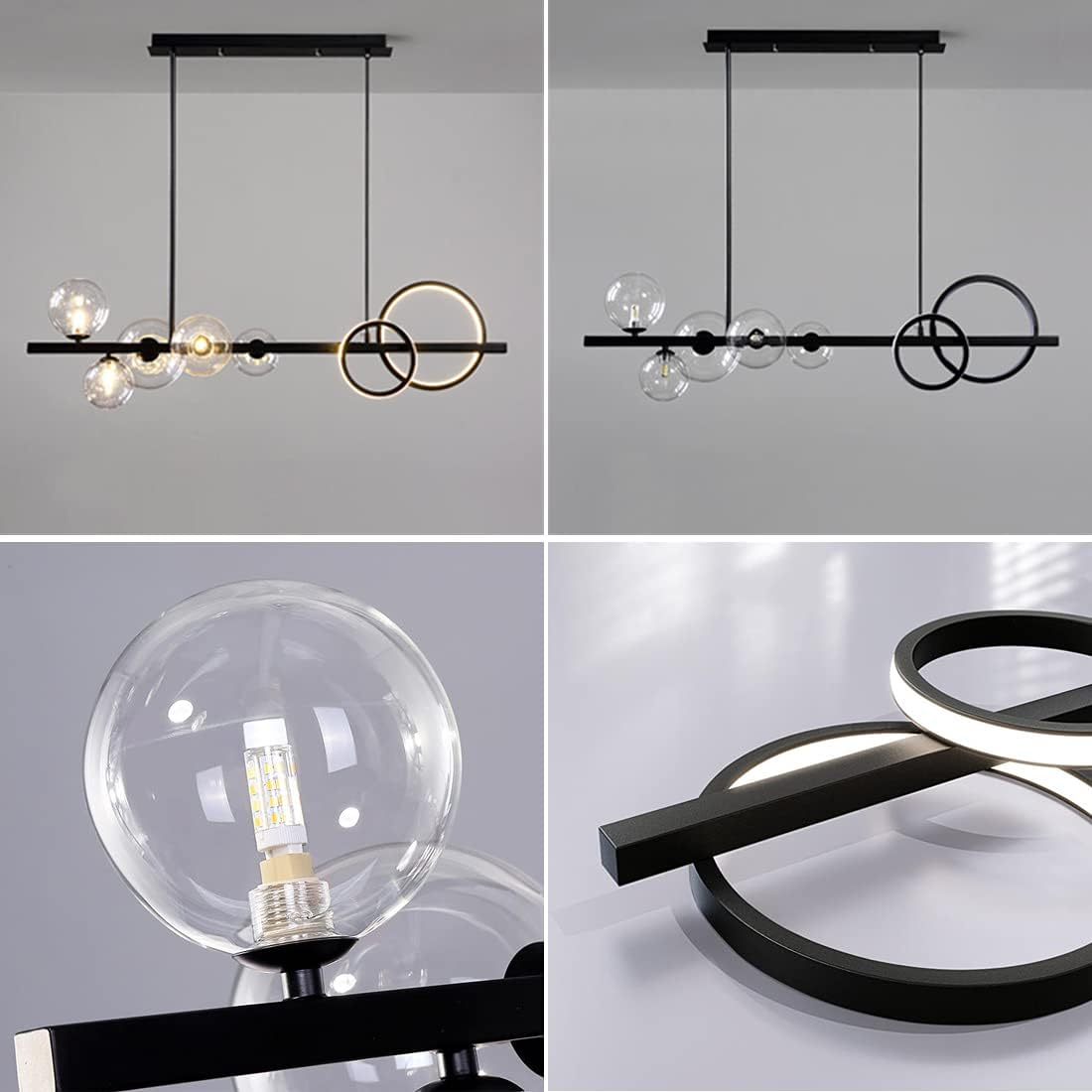 Lámpara de Techo Creativa de Diseño Nórdico – Lámpara de Araña Moderna para Comedor y Sala de Estar 5