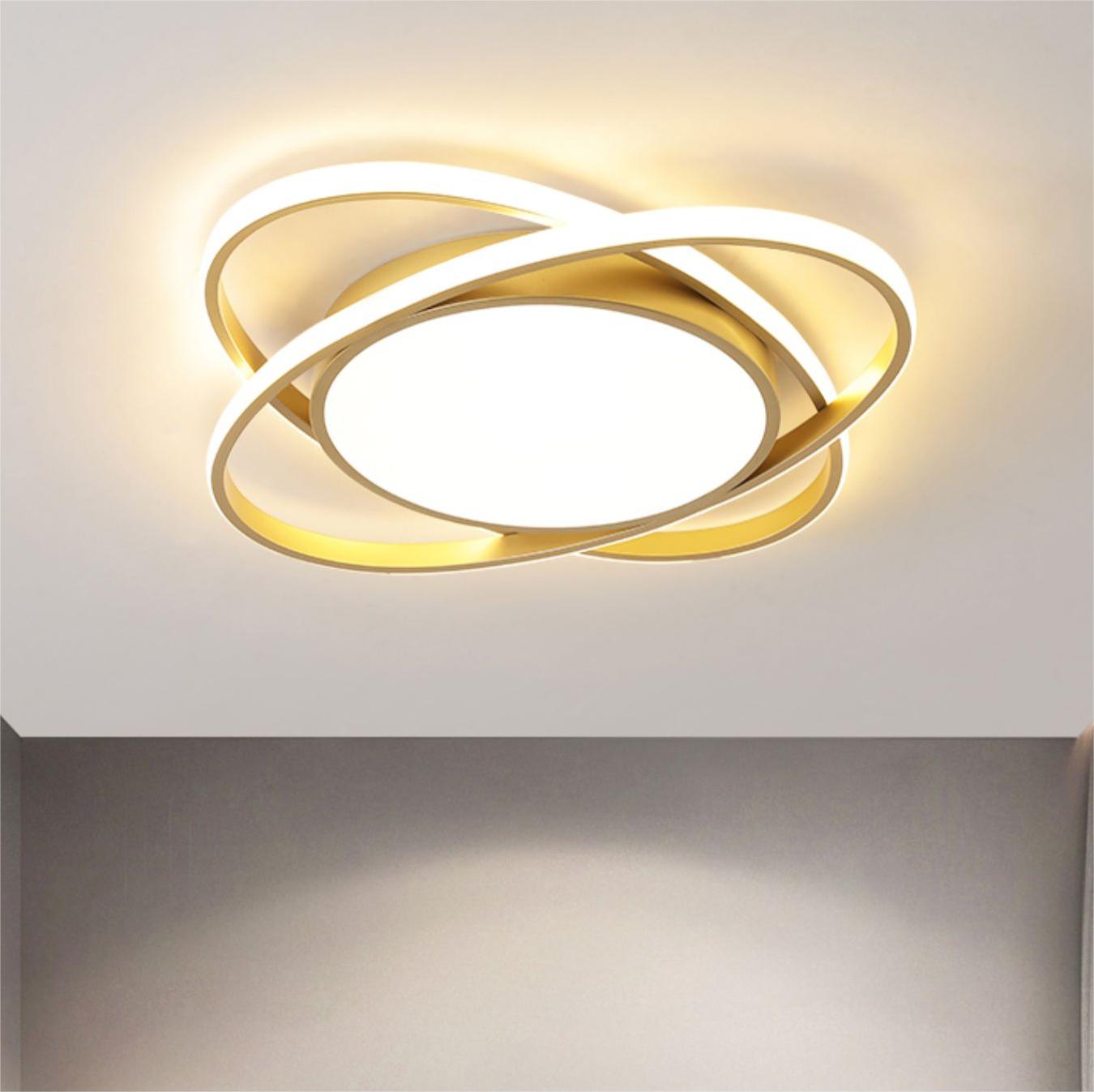 Lámpara de Techo Empotrada Estilosa para Iluminación de Dormitorio – 50/60 cm, LED 1
