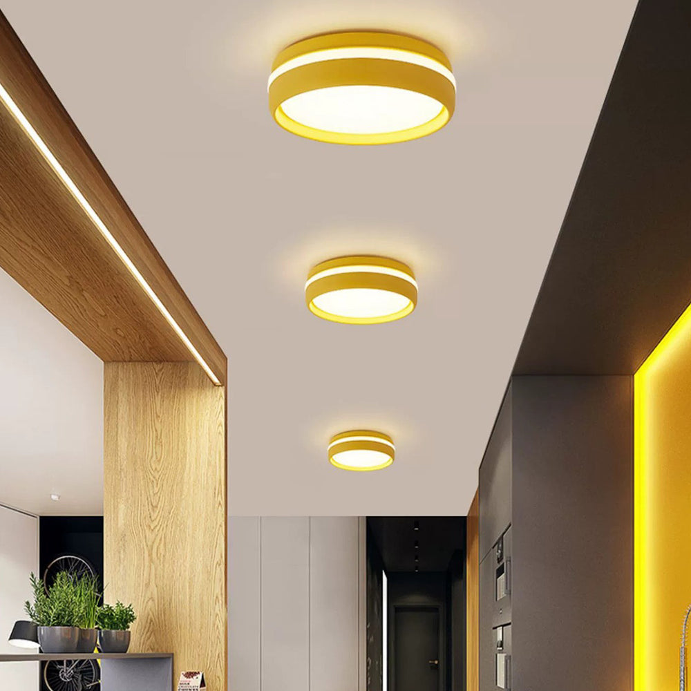 Lámpara de Techo LED Acrílica Colorida para Sala de Estar – 12W, Diseño Moderno 2