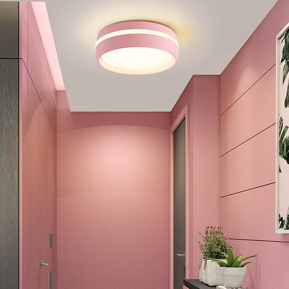 Lámpara de Techo LED Acrílica Colorida para Sala de Estar – 12W, Diseño Moderno 4