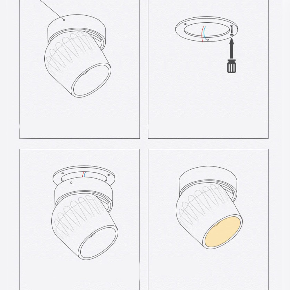 Lámpara de Techo LED Ajustable de Aluminio para Ambientes Modernos – Diseño Elegante y Funcional, Ideal para Sala y Comedor 7