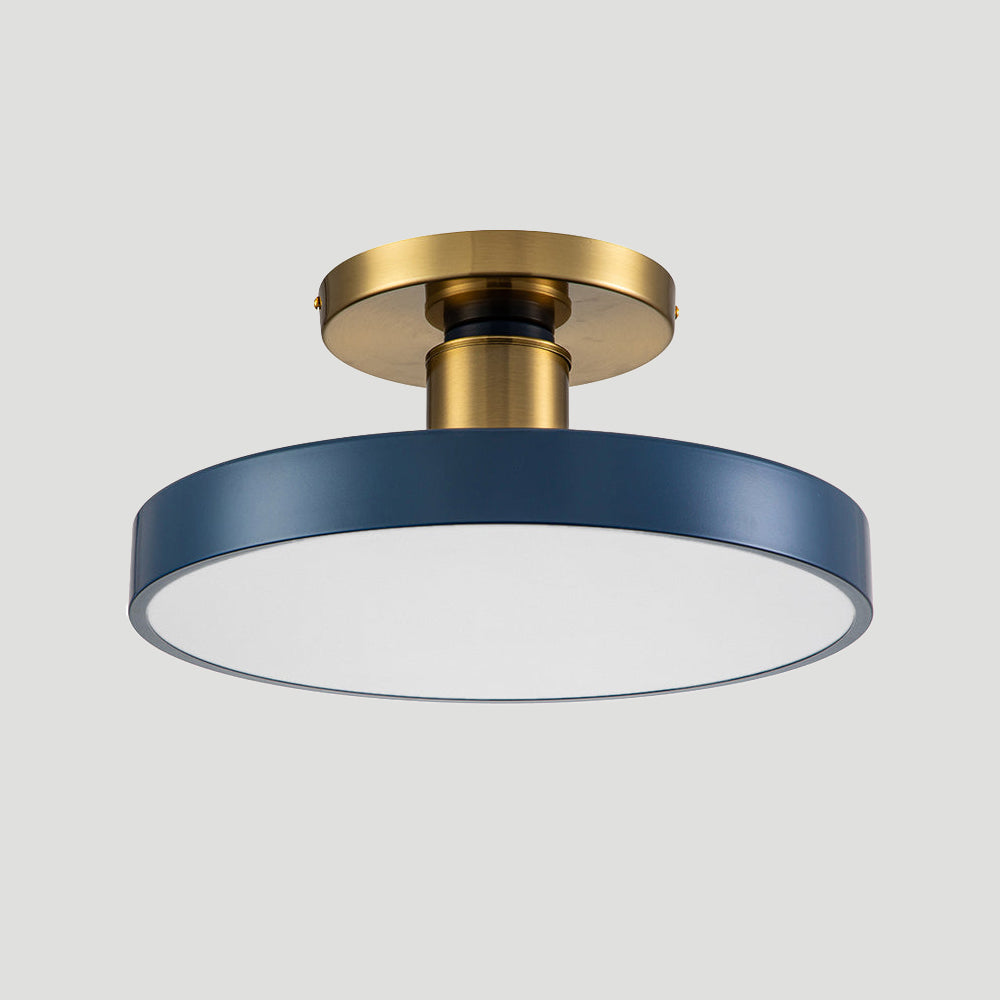 Lámpara de Techo LED Azul Minimalista para Dormitorio – Eficiencia Energética y Diseño Moderno 0