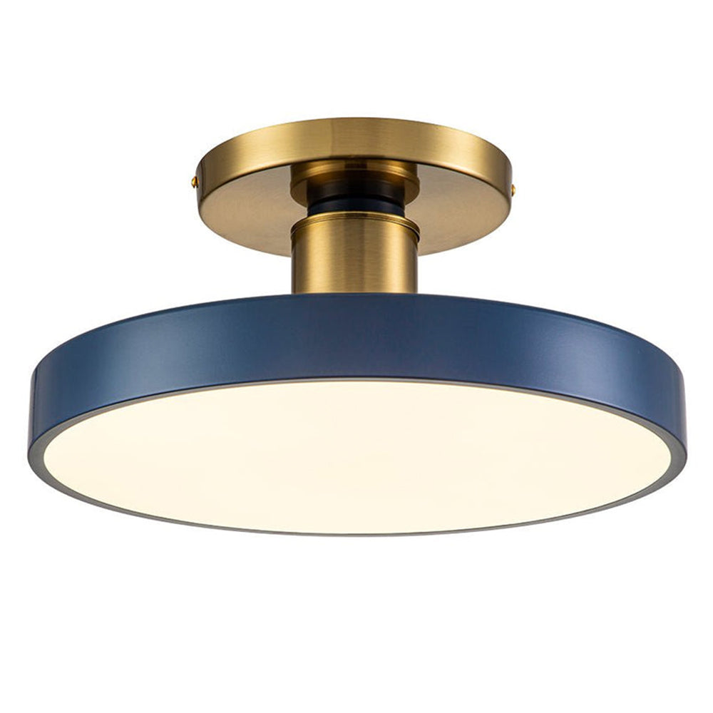 Lámpara de Techo LED Azul Minimalista para Dormitorio – Eficiencia Energética y Diseño Moderno 8