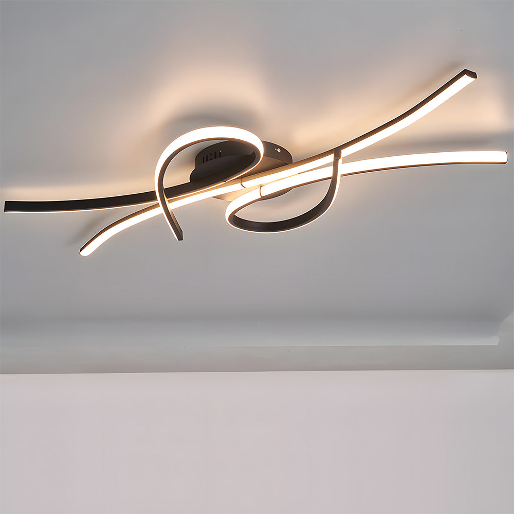 Lámpara de Techo LED Creativa en Forma de Notas Musicales para Sala de Estar - Diseño Moderno y Eficiencia Energética 11
