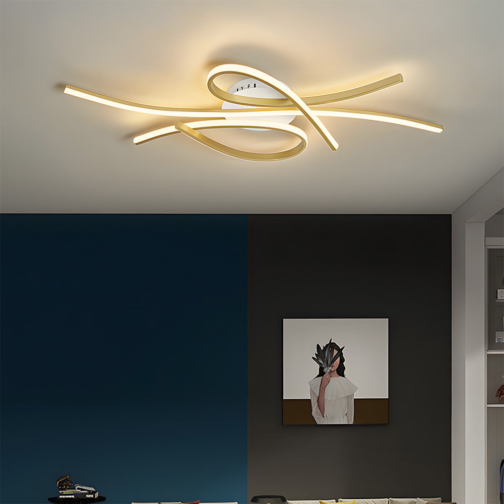 Lámpara de Techo LED Creativa en Forma de Notas Musicales para Sala de Estar - Diseño Moderno y Eficiencia Energética 12