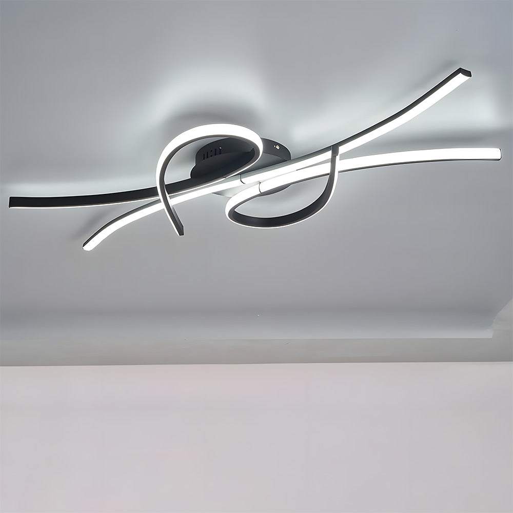 Lámpara de Techo LED Creativa en Forma de Notas Musicales para Sala de Estar - Diseño Moderno y Eficiencia Energética 2