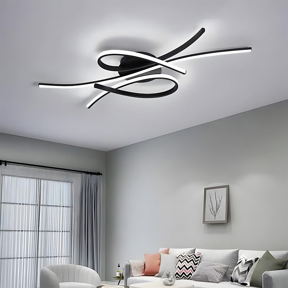 Lámpara de Techo LED Creativa en Forma de Notas Musicales para Sala de Estar - Diseño Moderno y Eficiencia Energética 4