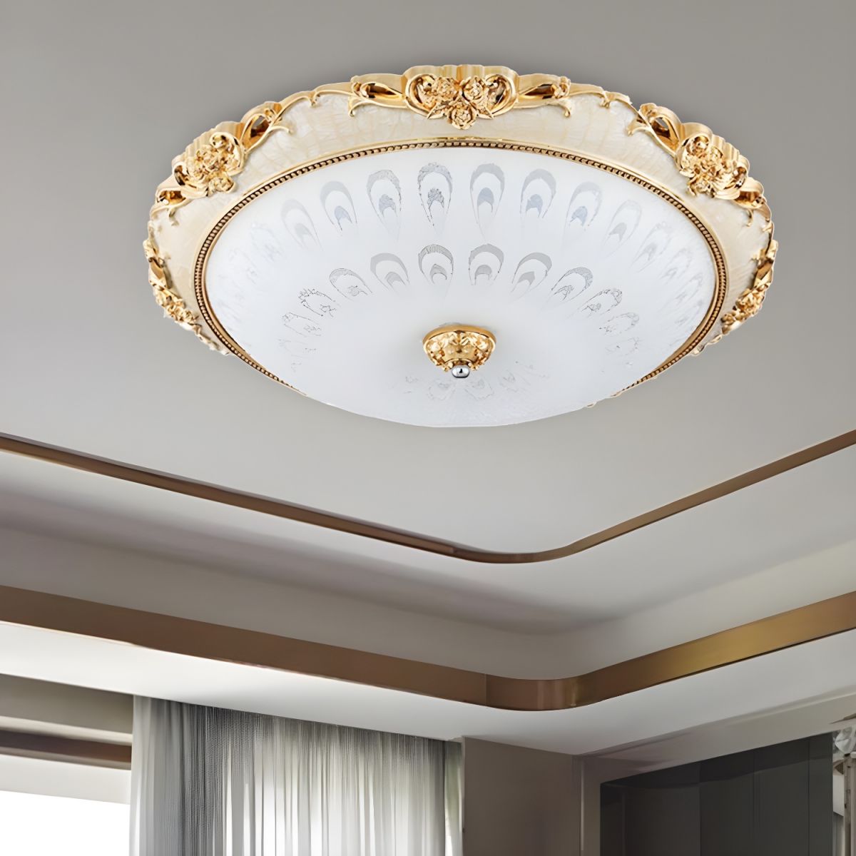 Lámpara de Techo LED Empotrada Moderna de Vidrio – Iluminación Brillante y Eficiente para Hogar 0