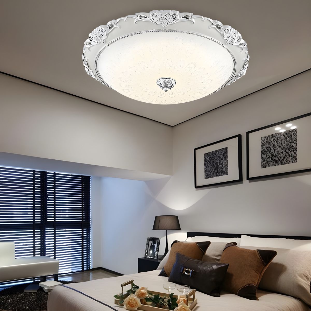 Lámpara de Techo LED Empotrada Moderna de Vidrio – Iluminación Brillante y Eficiente para Hogar 3
