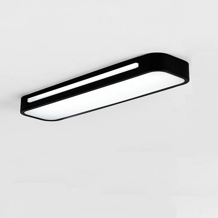 Lámpara de Techo LED Larga Minimalista Moderna de Hierro y Acrílico – Iluminación Eficiente para Hogar y Oficina 3