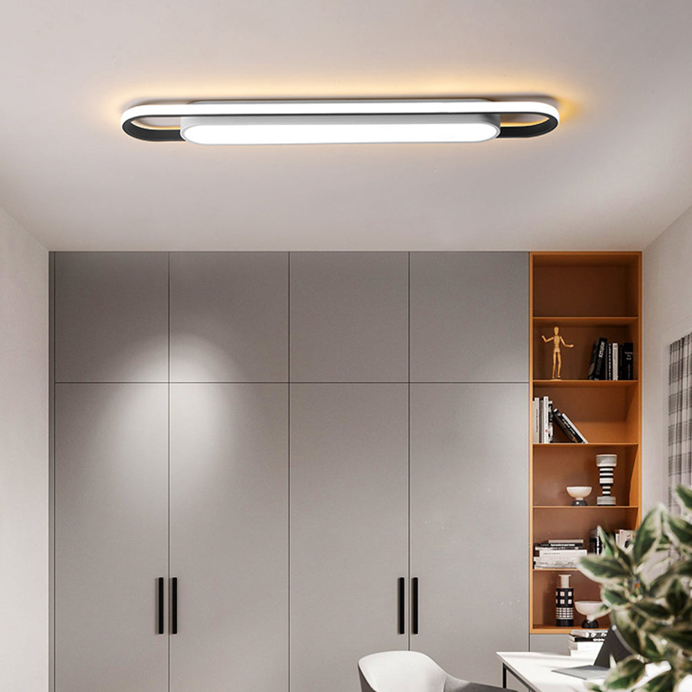 Lámpara de Techo LED Larga para Pasillo, Iluminación Eficiente y Estilizada 3