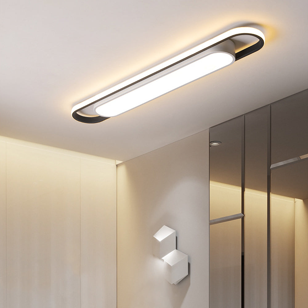 Lámpara de Techo LED Larga para Pasillo, Iluminación Eficiente y Estilizada 5