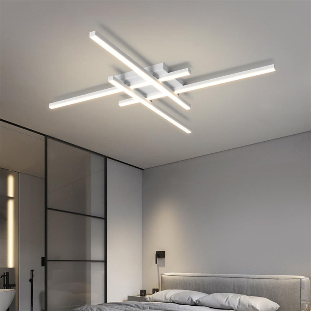 Lámpara de Techo LED Minimalista de Hierro Industrial para Sala de Estar - Iluminación Eficiente y Elegante 10