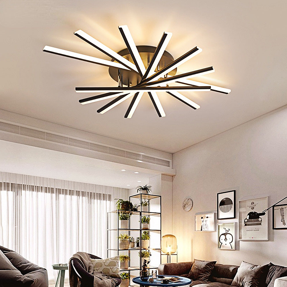 Lámpara de Techo LED Minimalista de Metal Escandinavo – Diseño Moderno y Elegante 1