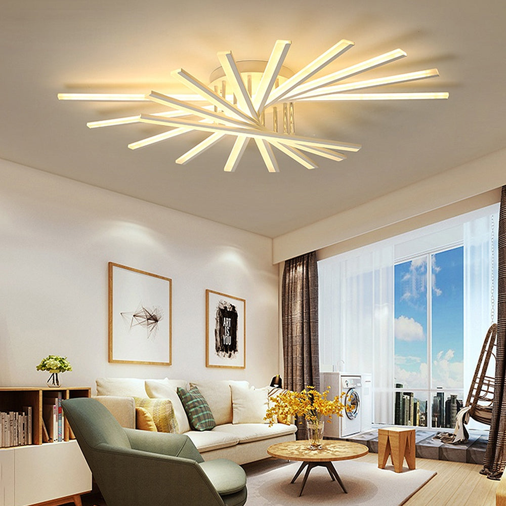 Lámpara de Techo LED Minimalista de Metal Escandinavo – Diseño Moderno y Elegante 12